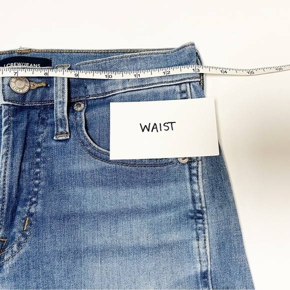 J. Crew Vintage Straight Jeans 25 0 high rise distressed released‎ frayed hem - Picture 12 of 15